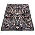 thumbnail image 5 of Backsplash Tile for Kitchen and Fireplace Royal  12 x 18 Metal Mural Oil Rubbed Bronze, 5 of 6