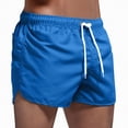 thumbnail image 2 of KPOPLK Mens 5" Swim Trunks with Compression Liner S-6XL Quick Dry Swimming Shorts Pockets Swimsuits(Blue,M), 2 of 7