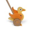 thumbnail image 2 of Juguete para empujar pato de madera de Jack Rabbit Creations – Andador clásico con temática de animales para niños y niñas - 18 meses – Juguete plegable ecológico para niños pequeños para el desarroll, 2 of 5