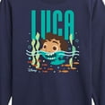 thumbnail image 3 of Luca - Half Human Half Sea Monster Luca  - Toddler And Youth Long Sleeve Graphic T-Shirt, 3 of 5