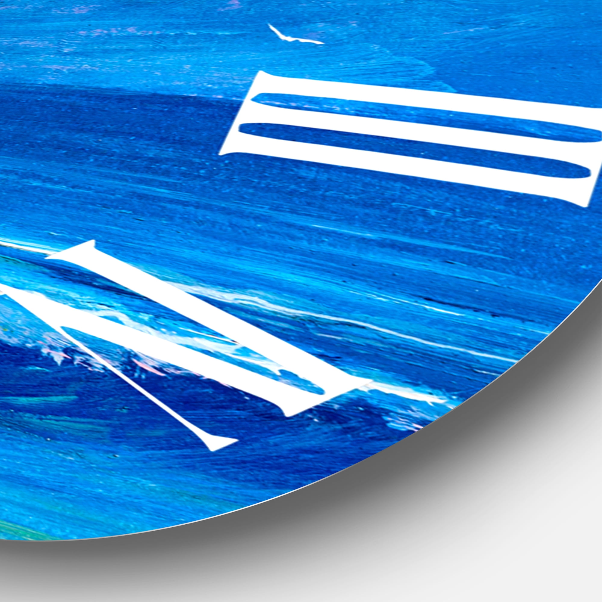 Designart 1 in Coastal Wall Clock