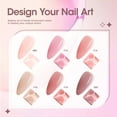 thumbnail image 5 of Gellen Jelly Gel Nail Polish Kit, 6 Transparent Nude Pink Colors Gel Polish Set, Soak Off UV Lamp Cure Nail Polish Kit, Nail Art DIY Manicure Gift for Women, 5 of 9