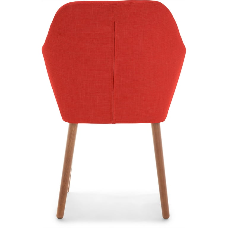 Elle Decor Roux Arm Chair in French Red Walmart