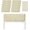 10 Pcs Makes 3M, Cream, variant on Metal Lawn Edging in 10ft(3M) Length Flexible Steel Modular Edging Garden Border 4in*1ft(10cmx30cm) Versatile Weatherproof Easy Install for Landscaping,Flower Beds,Lawn,Patio - 10 Pcs Makes 3M, Bronz