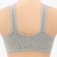 thumbnail image 4 of Ccpelsie Women's Full Coverage Front Closure Posture Back Unpadded Wirefree Everyday Bra -Comfort and Double Support(Dark Gray,S), 4 of 4