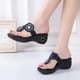 thumbnail image 5 of Amzcrzy Zapatos de mujer,Zapatos de mujer,Zapatillas de mujer, Sandalias de playa para mujer, de suela gruesa, informales, antideslizantes, de verano Sandalias Mujer Zapatillas De Casa, 5 of 7