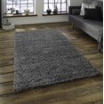 thumbnail image 1 of Sultansville, Dark Gray Shaggy Area Rug, Deep Pile, Colorville Shag Collection, 7x9 Area Rug, 1 of 5