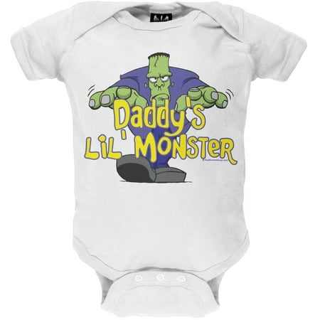 Halloween Daddy's Lil' Monster Baby One Piece - 6-12 months