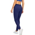 thumbnail image 3 of Leggings for Women Elastic High Waist Drawstring Workout Hiking Gym Yoga Pants Fitted Joggers with Pockets, 3 of 7