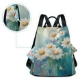 thumbnail image 4 of Travel Backpack for Women Large Capacity College Bags Multi-pocket Casual Daypacks 15 Inch Beautiful Painting Of Daisies, 4 of 7