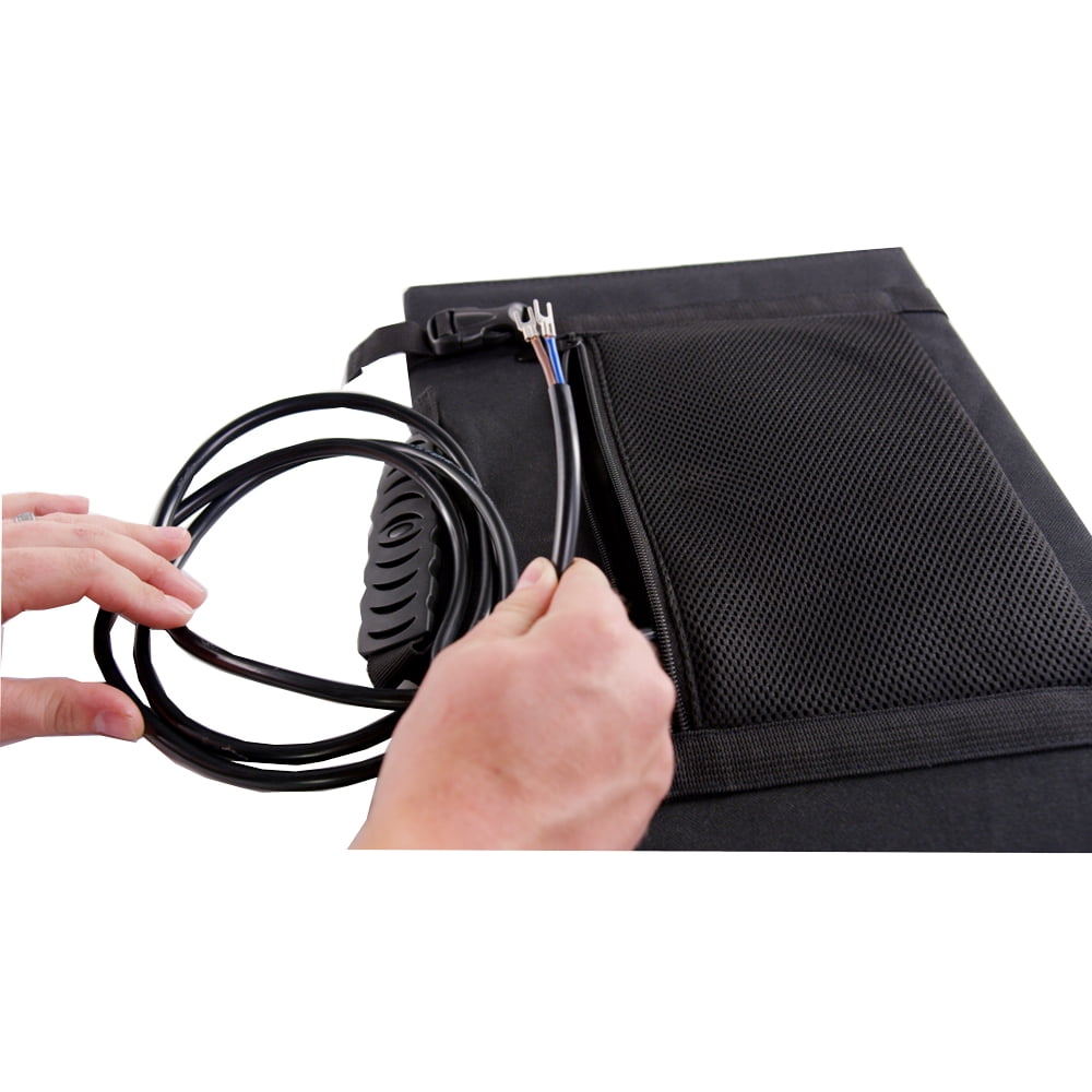 AIMS PV60CASE 60W Portable Foldable Solar Panel with Built in Carrying Case - Monocrystalline