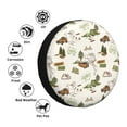 thumbnail image 4 of Salouo Road Trip Print Spare Tire Cover 14-17 inch Spare Tire Protector Universal Tough Tire Wheel Cover for Trailer SUV and Truck-16 inch, 4 of 6