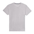 thumbnail image 1 of Playera Fruit of the Loom Para hombre cuello v, algodón sustentable, gris jaspe, talla CH, 1 of 4