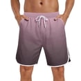 thumbnail image 2 of WIZUTIZ Mens Swim Trunks 9 Inch with Mesh Liner Quick Dry Bathing Suits Beach Vacation Swimsuit Board Shorts, 2 of 5