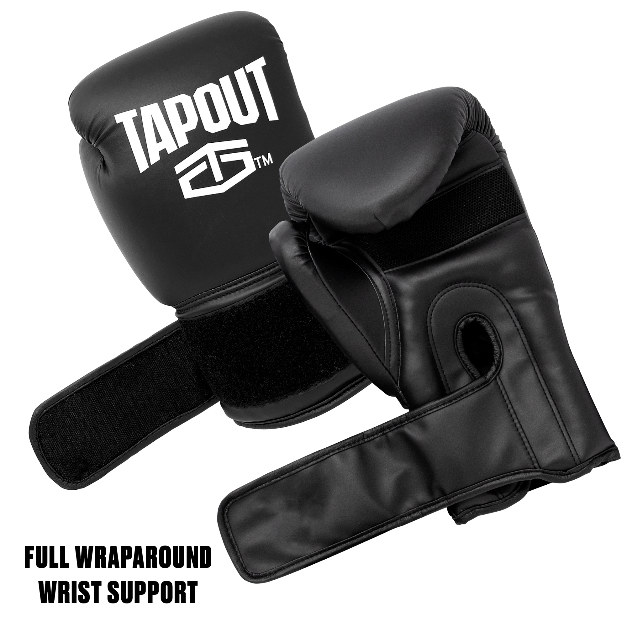 Tapout Boxing Set - 10 oz Gloves, Headgear, Two Handwraps, One Mouth Guard, Mesh Bag - Complete Training Gear for Boxers