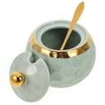 thumbnail image 4 of 1 set of Sugar Jar with Lid Spoon Sugar Container Multifunctional Ceramic Seasoning Jar, 4 of 8