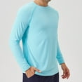 thumbnail image 6 of Aueoeo Men's Swim Surf Fishing Shirts, Long Sleeves Sun Protection Shirts , Crew Neck Spring Summer Shirts XX-L, 6 of 9