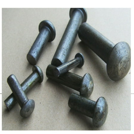 

1 Kg of Iron Half -Headed Solid Iron Rivets 16x50mm (about 9 pieces).