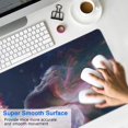 thumbnail image 4 of Out-Of-This-World Gaming with our Large Dazzling Galaxy Mouse Pad. Non-Slip Rubber Base, Stitched Edges for Enhanced Durability. Ideal Keyboard Mat & Desk Pad - 31.5x11.8in., 4 of 7