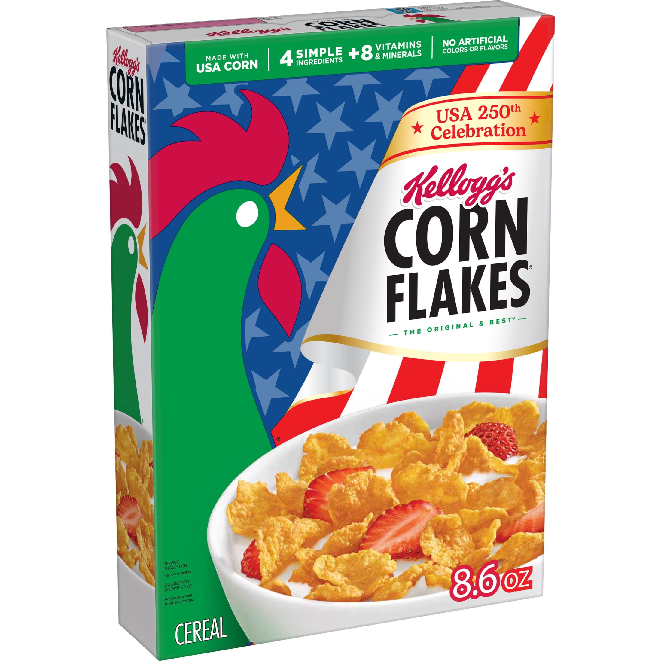 Product Of Kelloggs Cereal, Corn Flakes Box, Count 1 - Cereals