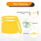 thumbnail image 5 of Uxcell 12Pcs Pulseras de Goma, Pulseras de Silicona de Color Sólido para Deporte/Entrenamiento/Baloncesto Hombres Mujeres Adolescentes [Amarillo], 5 of 6
