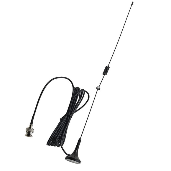 Radio móvil magnética para coche BNC VHF / UHF Antena de doble banda Compatible para Nagoya UT-106UV IcoM Radio Scienceny TX1054-00