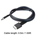 thumbnail image 3 of 4X Cable de Disco Duro Conveniente Multifunción para Servidor Mini Sas Cable de Conexión de Tarjeta de Matriz Oculink SFF-8611 Pcie4.0, 3 of 5