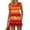 50# Hot Pink, variant on 2 Piece Short Sets for Women Vacation Beach Outfits Striped Square Neck Tank Tops & Drawstring Boho Shorts Set Tropical Loungewear,Pink M