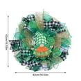 thumbnail image 3 of Btomtd St Patricks Day Decorations,St Patricks Day Wreath,Irish Festival Garlands Door Decorations Saint Patrick's Day Ribbons Pygmy Garlands Pendant Props, 3 of 3