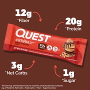 Quest Overload Protein Bars, Nutty by Nature Flavor, 20g of Protein, 4 Count