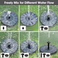 thumbnail image 5 of Bomba de fuente solar, bomba de agua solar, mini fuente flotante para decoración de jardín de fuentes de estanque-1.5w- Sincero Electrónica, 5 of 5