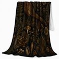 thumbnail image 2 of Black Pheasant Flannel Blanket for Birdwatching Art Fans, Living Room and Reading Nook Home Decor Birthday Gift with Soft Natural History Pheasant Woodland Study Motif, 2 of 9