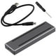 thumbnail image 1 of M.2 SSD HDD Enclosure NVMe NGFF Dual Protocol HDD Enclosure RGB Cool Light Multi-Function Convenient HDD Enclosure, 1 of 5