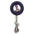 thumbnail image 1 of Juguete para Perros Pet Life 'Tire-Cuerda' Doble Cuerda y Neumático para Masticar con Potencia, 1 of 2