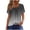 Summer Tops for Women Black, variant on Womens Plus Size Summer Tops, Short Sleeve Shirts for Women Fashion Loose Fit Ombre Tie Dye Square Neck T-Shirts with Buttons Mothers Day Gifts