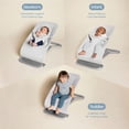 thumbnail image 2 of Ergobaby Evolve 3-in-1 Bouncer, Adjustable Multi Position Baby Bouncer Seat, Fits Newborn to Toddler, Light Grey, 2 of 5