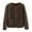 Brown, variant on YDFCWXW Lightweight Cardigan Jacket for Women Classy Thick Lapel Collar Winter Coats Cropped Shearling Outerwear Coffee, 5XL