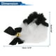 thumbnail image 4 of Accesorios para Casco de Motocicleta Decoración Orejas de Gato con Colores Gradientes y Campanas para Cascos de Motocicleta Bicicleta Esquí Negro Blanco Stickers de Peluche, 4 of 6