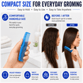 thumbnail image 4 of OPALESQUE 60 Pack Pocket Combs, Fine and Wide Tooth Plastic Hair Combs, Lightweight Combs for Daily Styling, Travel, Purse, Salon and Home Use, 6 Colors, 4 of 7