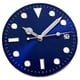 thumbnail image 3 of Esfera de reloj de 28,5 mm para movimiento NH36/NH35 Accesorio resistente y moderno Relojero Azul, 3 of 9