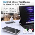 thumbnail image 4 of Cargador TT&C de 30W USB-C PD con carga rápida y cable de 1.8 m, 4 of 7
