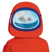 Among Us Kids' Red Imposter Halloween Costume Mask - Red - One Size Fits Most