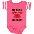thumbnail image 3 of Inktastic Nana Loves Me Grandson Boys or Girls Baby Bodysuit, 3 of 5
