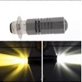 thumbnail image 1 of bike LED headlight blub for 70cc and 125cc with 2 functions yellow and white brightness colour /motorcycle fog light super bright, 1 of 5