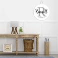 thumbnail image 3 of Personalized Family Name Sign, Custom Last Name Sign, Established Sign, Monogram Door Hanger, Wooden Front Door Welcome Sign, Housewarming Gift, 12Inch, 3 of 3