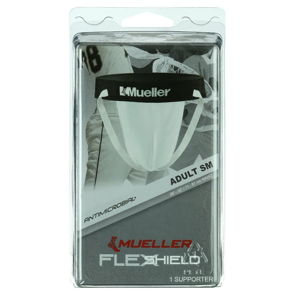 Mueller Sports Medicine Athletic Supporter, White, Adult Small