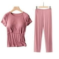 thumbnail image 4 of Women’s Maternity Nursing Pajama Set – Double-Layer Sleepwear for Pregnancy & Postpartum (2025 Essential for New Moms), 4 of 4