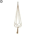 thumbnail image 6 of SharkTRUE Macrame Plant Hanger,14 Indoor Hanging Planter Basket,Handmade Woven Jute Rope Boho Flower Pot Holder Stand for Indoor Outdoor Home Decor, 6 of 9