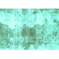 thumbnail image 1 of Ahgly Company Indoor Rectangle Abstract Turquoise Blue Modern Area Rugs, 6' x 9', 1 of 4