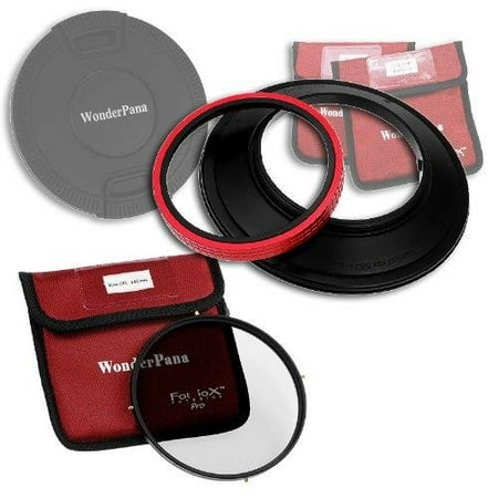 Filter Frame Holder Fotodiox WonderPana 145 Essentials Kit for Nikon 14mm AF NIKKOR f/2.8D ED Lens (Full Frame 35mm), Includes WonderPana145 Filter Holder, 145mm Heavy Du ()